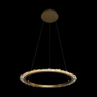 Corona Led Pendant 20w 3000k 460mm, Gold