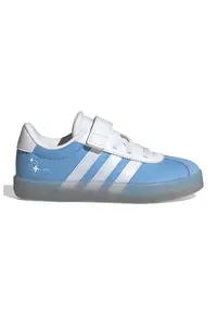 Pantofi sport din piele ecologica cu garnitura din piele intoarsa VL Court 3.0 - Alb/Albastru
