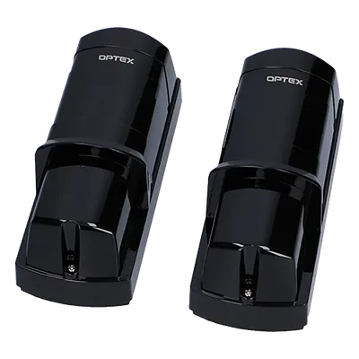 Bariera perimetrala de exterior Optex AX-70TN(BE)cu doua fascicule ce poate fi folosita in protejarea unor spatii, gradini sau