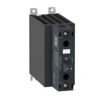 Montare pe sina DIN, relee semiconductoare Harmony, 45A, comutare zero tensiune, intrare cu surub pentru configuratia contactorului, intrare 4 pana la 32V CC, iesire 48 pana la 600V CA
