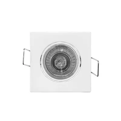 Spot patrat aluminiu pentru bec MR11 & GU10 WL-758 cod 21-7580 D 61x61mm