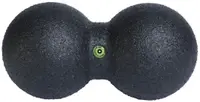 Minge dublă pentru automasaj Blackroll - DuoBall, 16 x 8 cm, negru