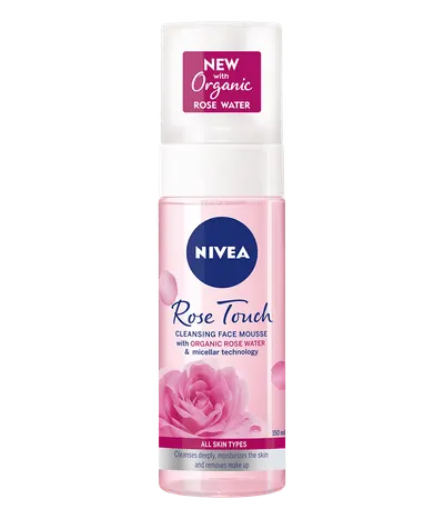 Spuma de curatare Rose Touch Cleansing, 150ml, Nivea