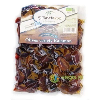 Masline Kalamata Vidate Ecologice/Bio 500g