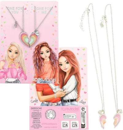Set coliere Depesche TopModel My BFF - 2 buc, sortiment
