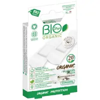 Set 5 x Plasturi Bumbac Pharmadoct Econatural, 7 x 2 cm, 100% Organic, 20 Bucati