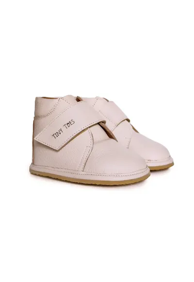 Ghete Barefoot din piele naturala - Puff - Roz - Roz
