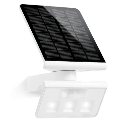 Lampa solara XSOLAR L-S (alb), LED, senzor de mișcare PIR, pentru exterior