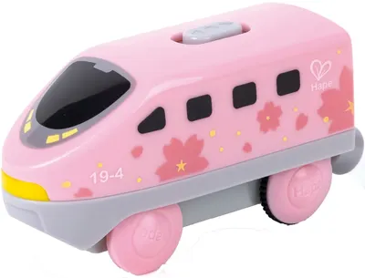 Jucărie pentru copii HaPe International - Locomotivă interurbană cu baterie, roz