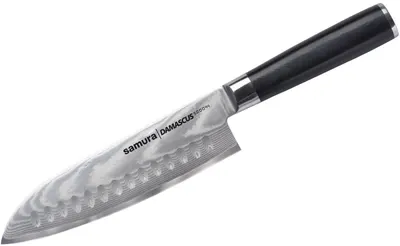 Cuțit Santoku Samura - Damascus, 18 cm, oțel damasc