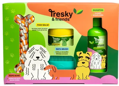 Trusă pentru animale de companie Martinelia - Tresky & Friends, 4 piese