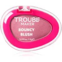 Trouble Maker Bouncy Blush fard de obraz sub forma de pudra culoare Baseline Rose 2.8 g