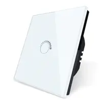 Touch Rf433 Eu 2 Gang 1 Way Dimmable Switch White