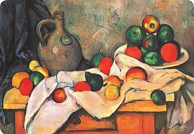 Suport pentru masa - Paul Cezanne ''Rideau Cruchon Compotier''
