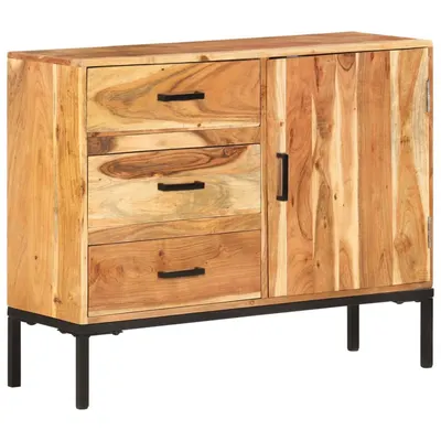 vidaXL Servantă, 88x30x73 cm, lemn masiv de acacia