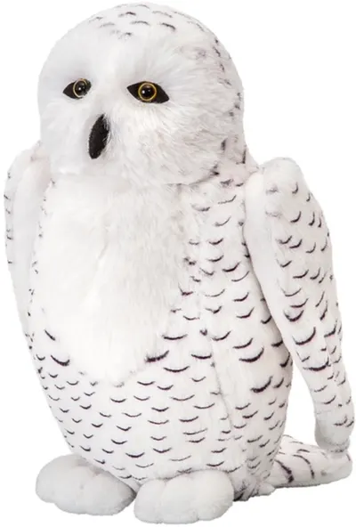 Jucărie de pluș Wild Planet - Bufniță albă, 22 cm