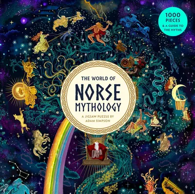 Puzzle Laurence King din 1000 piese - Lumea mitologiei nordice