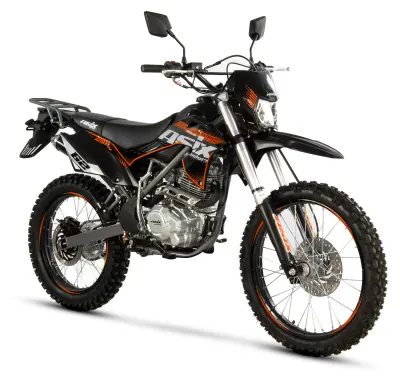 Motocicleta Cross Enduro Asix Defender XB82, 250cc, roti 21 18 , culoare negru portocaliu, pornire electric picior