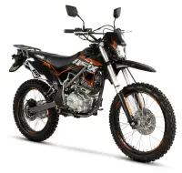 Motocicleta Cross Enduro Asix Defender XB82, 250cc, roti 21 18 , culoare negru portocaliu, pornire electric picior