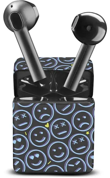 Căști wireless Cellularline - Music Sound Smile, TWS, negre