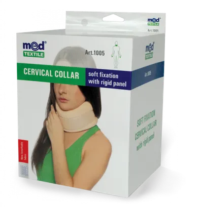 Guler cervical cu fixare usoara si tija de sustinere Nr. 3, 1 bucata, MedTextile