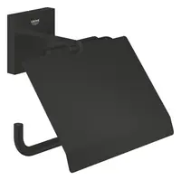 Suport hartie igienica Grohe Start Cube, pe perete, metal, mat, negru, 411022430