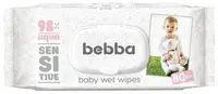 Șervețele umede cu capac Silkline Bebba - Sensitive, 80 buc