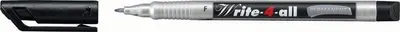 Liner permanent Stabilo - Write-4-All, 0.7 mm, negru