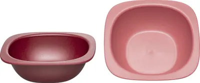 Set de 2 boluri NIP Eat Green - Bordeaux