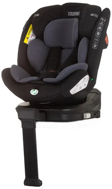 Scaun auto Chipolino - Torino, 360°, IsoFix, i-Size, 40-150 cm, obsidian