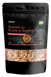 Granola cu Fructe si Seminte Eco, 200g, Niavis