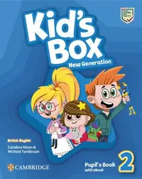 Kid's Box New Generation Level 2 Pupil's Book with eBook British English - Paperback brosat - Caroline Nixon , Michael Tomlinson