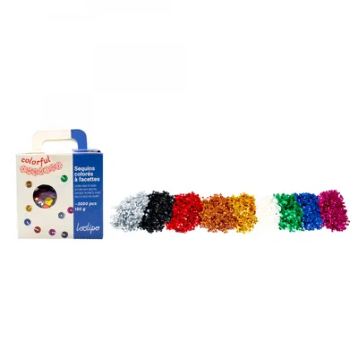 Set de 3000 de paiete în culori aprinse
