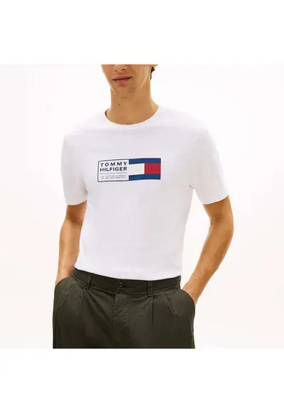 Tricou Brand Love Text Box Tee-Mw0mw42366-Ybr