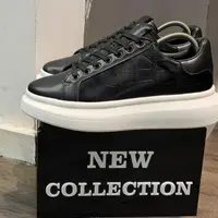 Adidasi Alexander Premium Black-White Croco Abmq28(100-2) (mărime: 43)