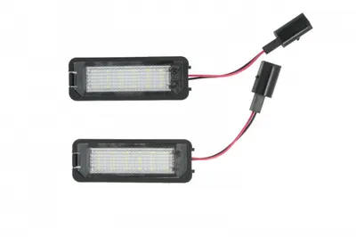 Lumina numar inmatriculare, culoare lumina: alb; set, 12V, cu aprobare circulatie potrivit VW GOLF IV, LUPO I, NEW BEETLE, POLO 08.97-10.10