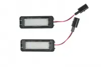 Lumina numar inmatriculare, culoare lumina: alb; set, 12V, cu aprobare circulatie potrivit VW GOLF IV, LUPO I, NEW BEETLE, POLO 08.97-10.10