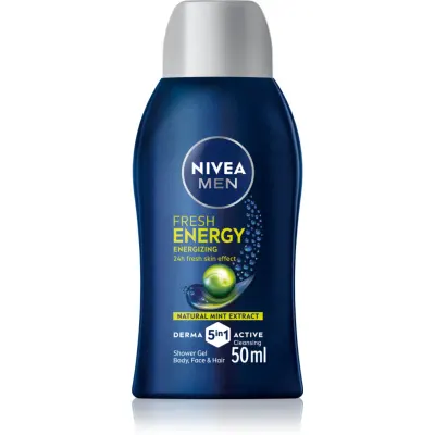 NIVEA MEN Fresh Energy gel de duș pentru barbati 50 ml