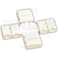 Conector rapid pentru bandaLED in forma de X LSZTX10 W=10 mm, 2P