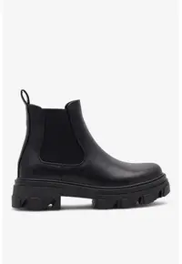 Ghete dama 5904862942636 - Sintetic - Negru - Negru