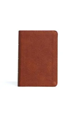 KJV Large Print Compact Reference Bible, Burnt Sienna Leathertouch