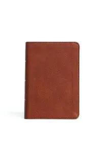 KJV Large Print Compact Reference Bible, Burnt Sienna Leathertouch