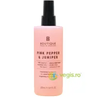 Spray pentru Par si Corp cu Parfum de Piper Roz si Ienupar 250ml