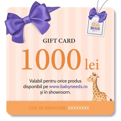 Voucher Cadou Babyneeds 1000 Lei