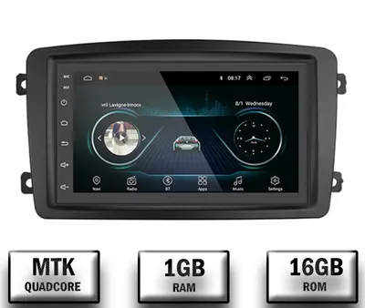 Navigatie Mercedes Benz C-Class W203 Vito Viano CLK, Android, P-Quadcore 1GB RAM + 16GB ROM, 7 Inch - AD-BGP1001+AD-BGRBE014