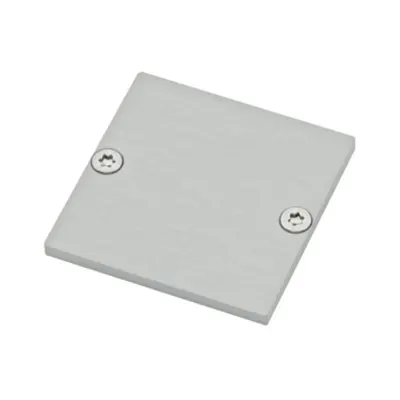 Profile end cap CLR flat closed incl. Screws