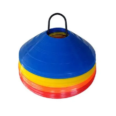 Set jaloane Master Sport, 20 buc copete, mini discuri