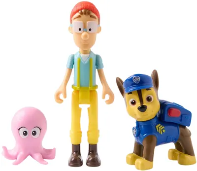 Set de figuri Spin Master Paw Patrol - Chase și Căpitanul Turbot