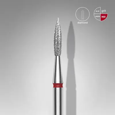 Capat freza diamant Staleks Expert flacara fina 2.3 mm - 450