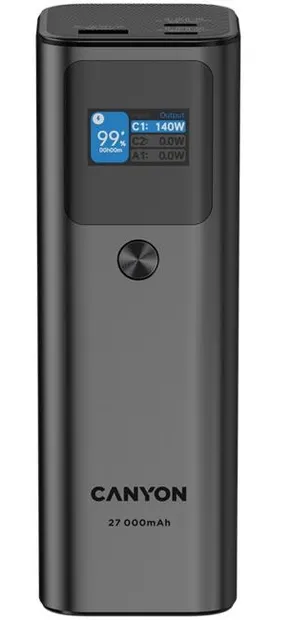 Baterie portabilă Canyon - PB-2010, 27000 mAh, Dark Grey
